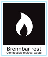 Brennbar rest