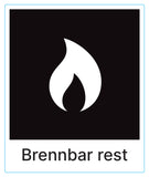 Brennbar rest