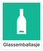 Glassemballasje