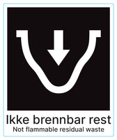 Ikke brennbar rest