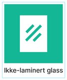 Ikke-laminert glass