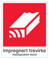 Impregnert trevirke