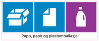 Papp, papir og plastemballasje