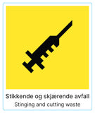 Stikkende og skjærende avfall