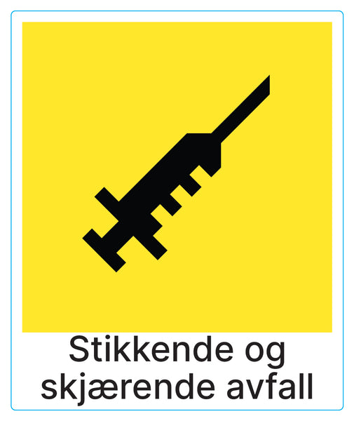 Stikkende og skjærende avfall