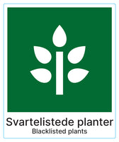 Svartelistede planter