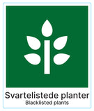 Svartelistede planter