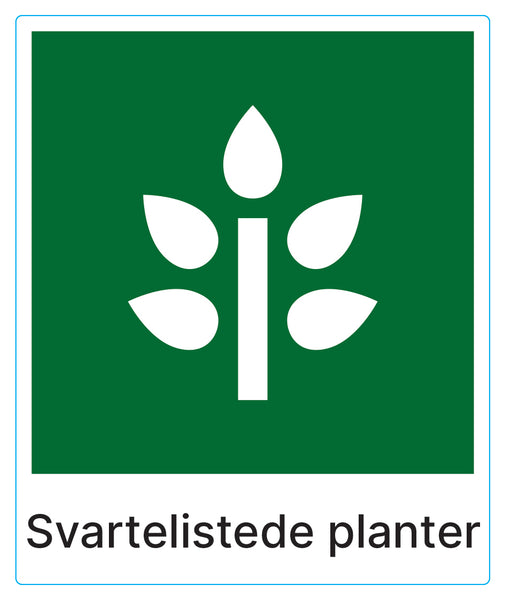 Svartelistede planter