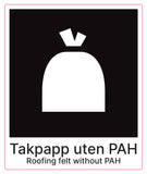 Takpapp uten PAH