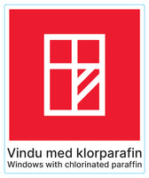 Vindu med klorparafin